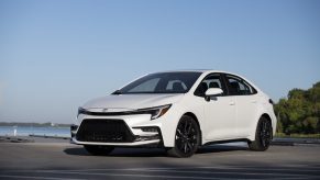 The 2023 Toyota Corolla in white