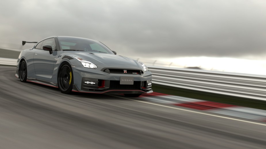 2024 Nissan GT-R at the wheel