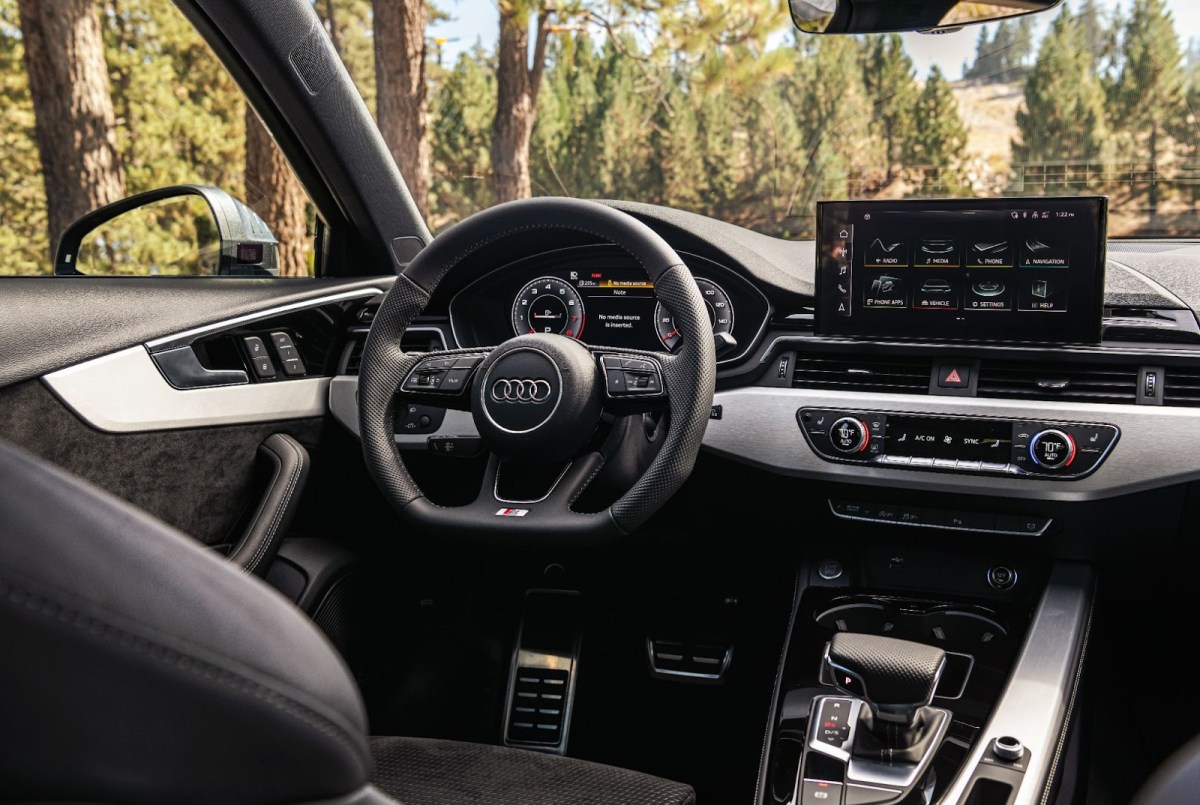 Interior of the Audi A4