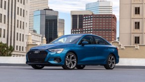 Audi A3 in blue
