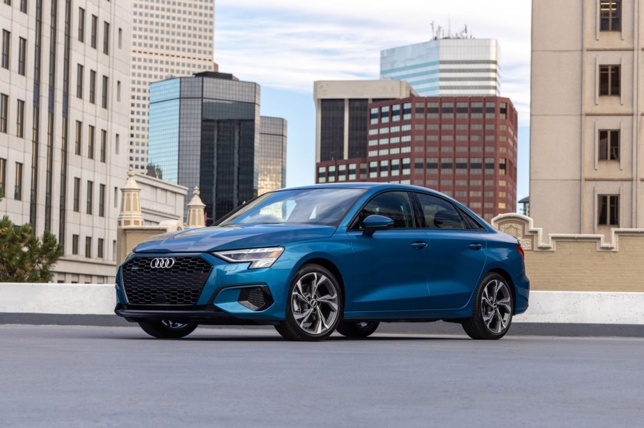 Audi A3 in blue
