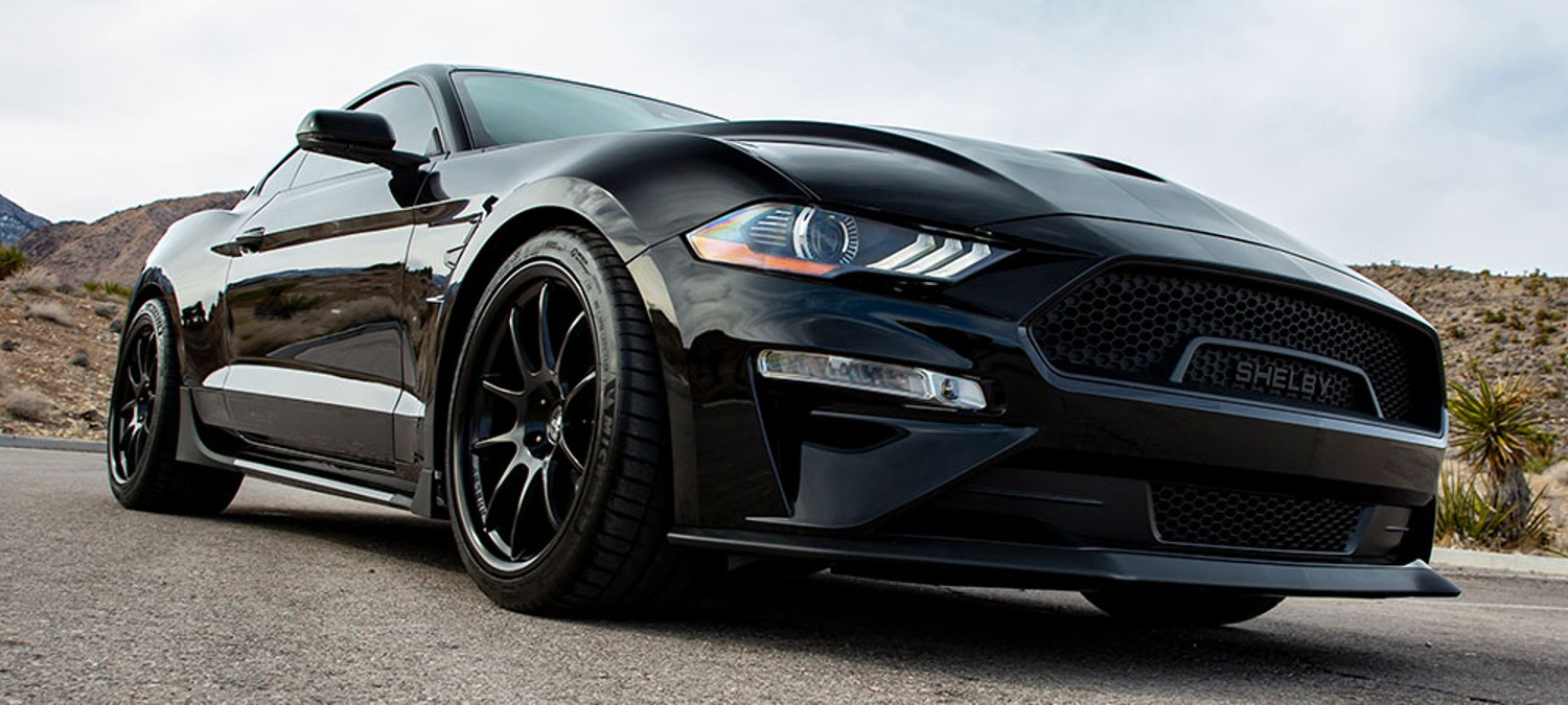 Black Shelby American Centennial Edition Ford Mustang GT