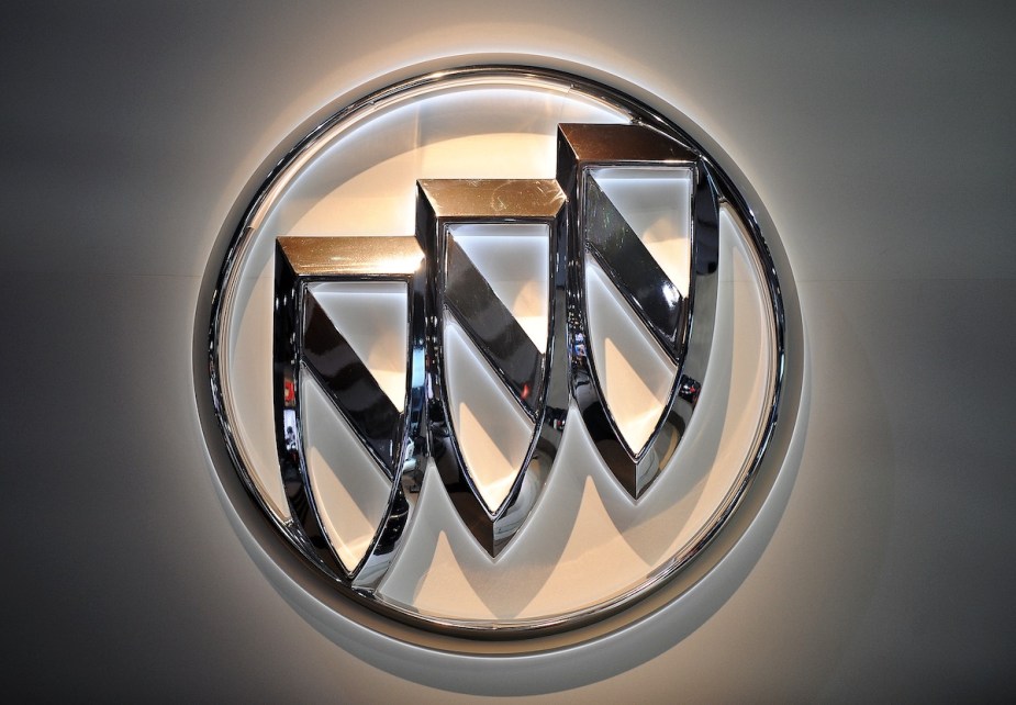 Buick logo, maker of the most reliable Buick model.