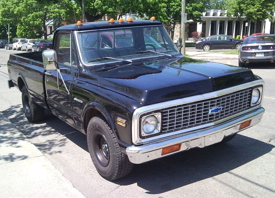 The Chevy C20 might be a lighter truck than modern options, but it lacks safety features.