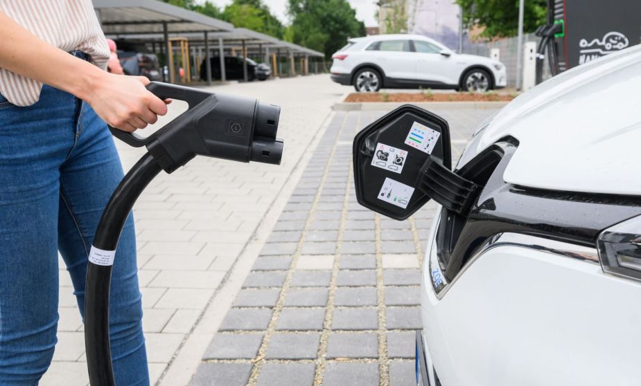 DC Fast Charging/Level 3 Charging equipment used on a Renault Zoe electric car at Enercity