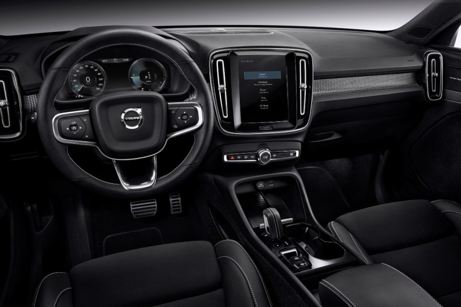Dashboard in 2022 Volvo XC40, starting at $35K and one of most comfortable luxury SUVs, says U.S. News