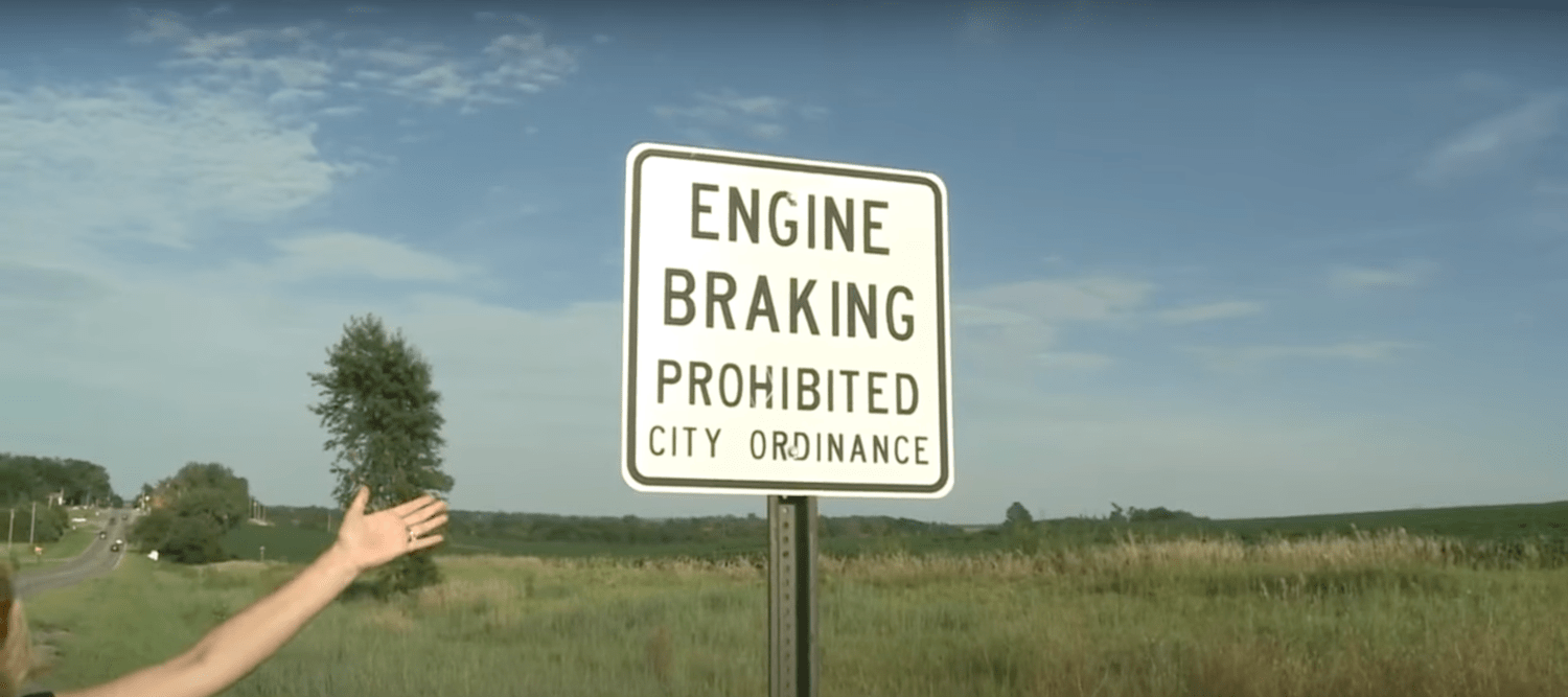 Should You Be Worried About 'No Engine Brakes' Signs?