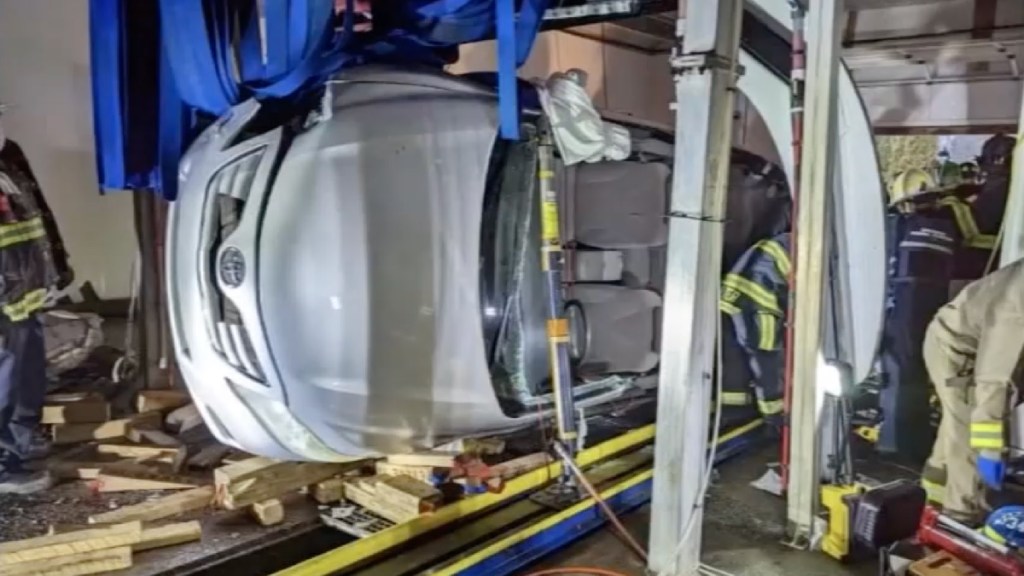Watch Toyota Camry Flips in Car Wash When 77YearOld Man Slams on Gas