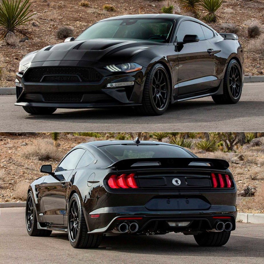 Front and Rear Views Shelby American Centennial Edition Mustang