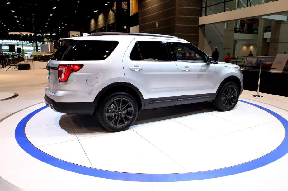 A silver 2017 Ford Explorer is one Ford SUV to avoid from these model years.