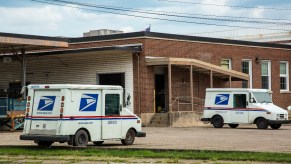 The Grumman LLV is a mail truck that you might be able to buy.