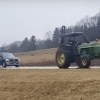 Man in stolen John Deere farm tractor takes police on wild chase in Boone, North Carolina