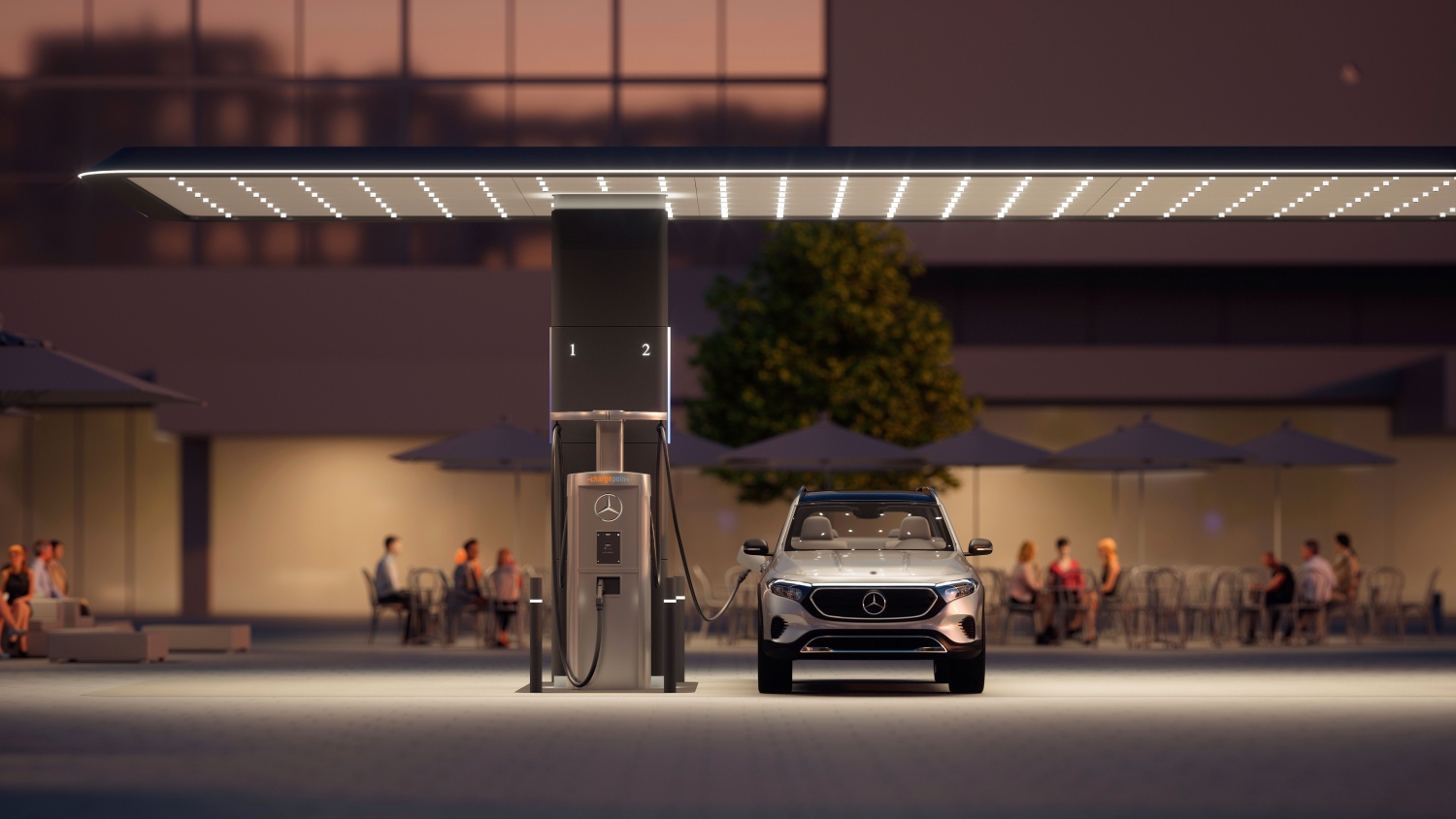 A Mercedes-Benz electric vehicle charging network is in the works