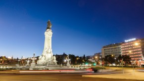 Renting a car from rental companies in other countries is a great idea, but Americans should be mindful of roundabouts like this.