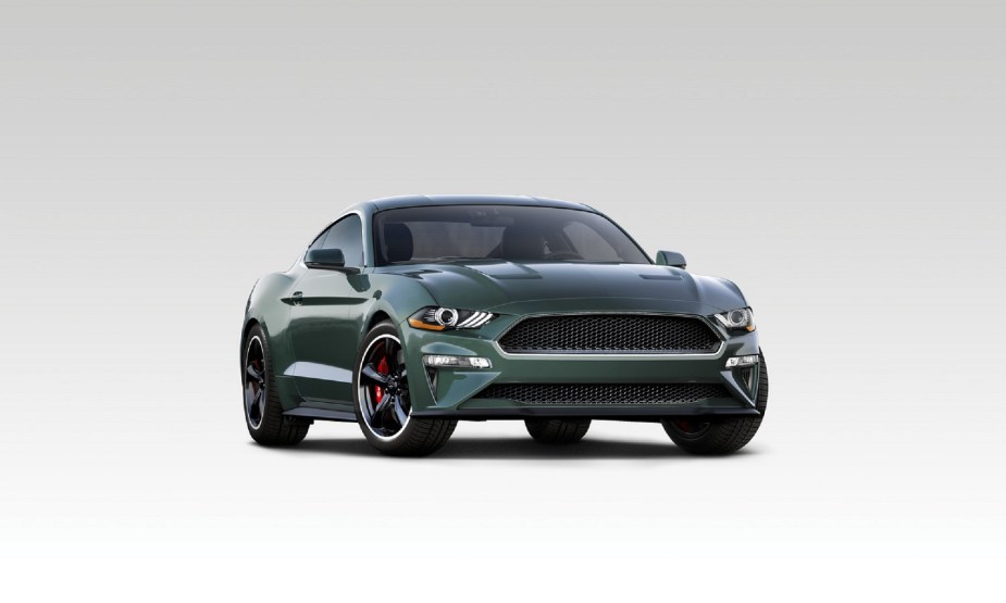The Ford Mustang Bullitt produces 480 horsepower, just like the 2024 Ford Mustang GT. 