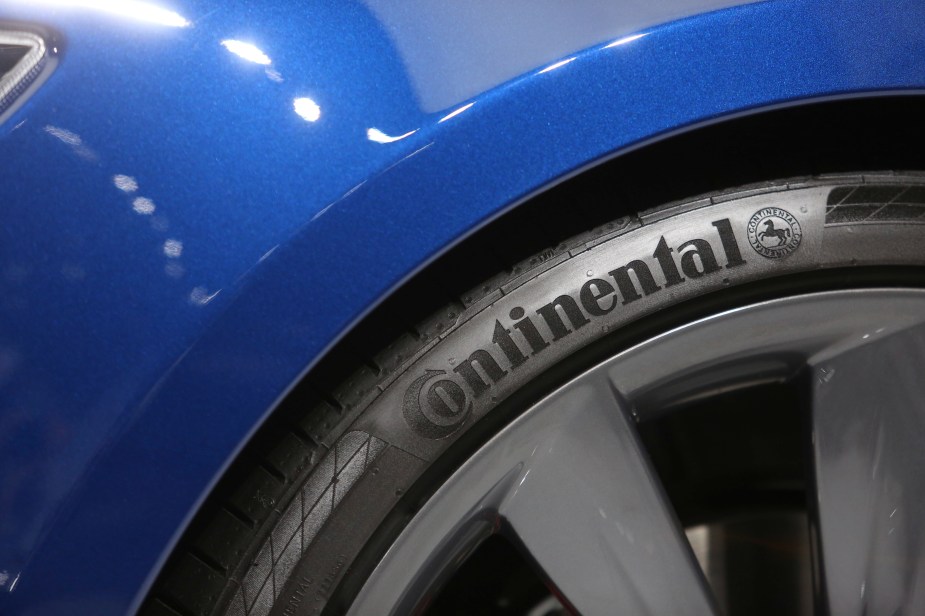 Tesla's wheels and tires, including winter tires for Tesla, are primarily Continental and Michelin products.