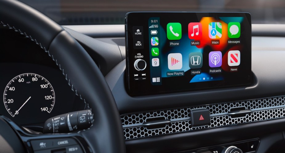 The interior of a 2023 Honda HR-V. 