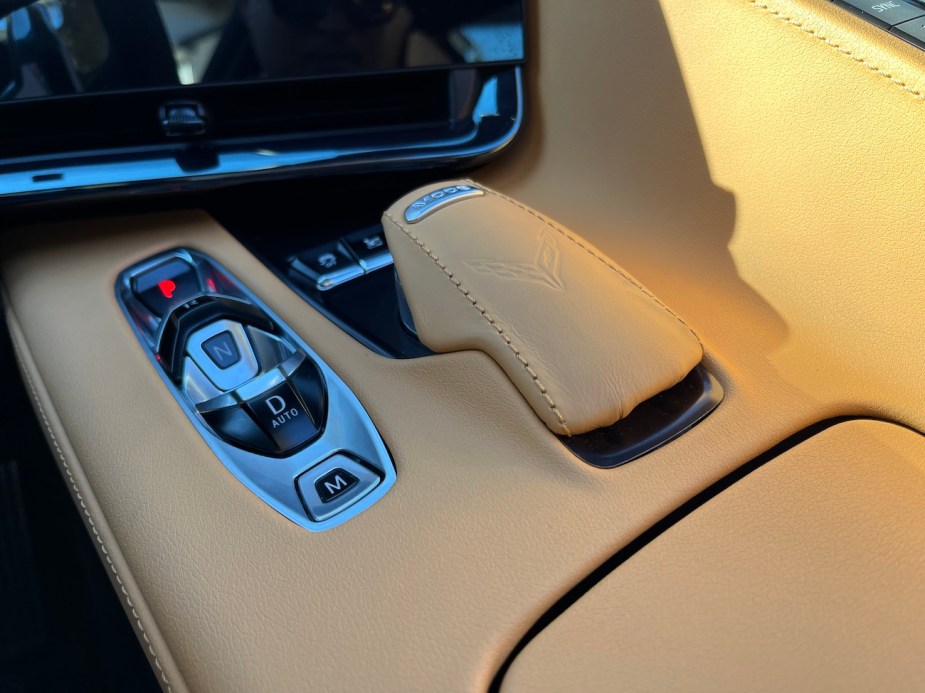 Push button shifter on the Lexus LC 500