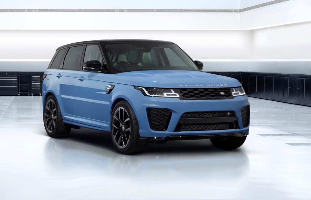 The 2023 Range Rover Sport on display