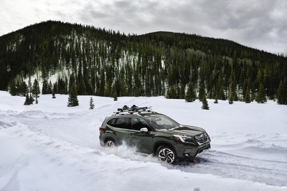 2023 Subaru Forester Touring compact SUV model is fully loaded and ready for anything.