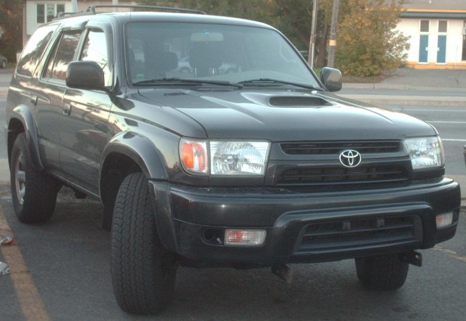 The third-gen 4Runner sits on the side of the road.