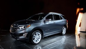 Used cars: 2017 Chevy Equinox pictured in black on display. The used Chevy Equinox is one of the most popular used SUVs to buy.