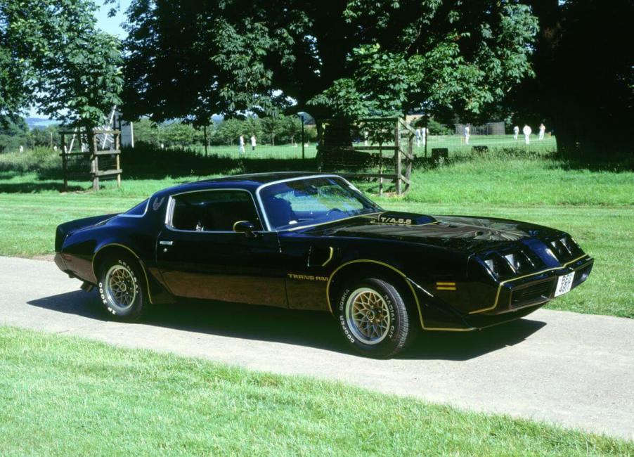 1979 Pontiac Firebird Trans Am near cricket players in the U.K.