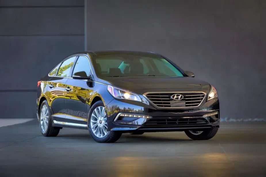 The 2015 Hyundai Sonata, one of the vehicles getting a software update to prevent thefts.