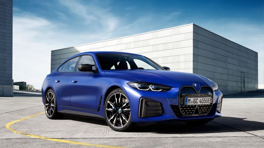 2021 BMW i4 M50 blue