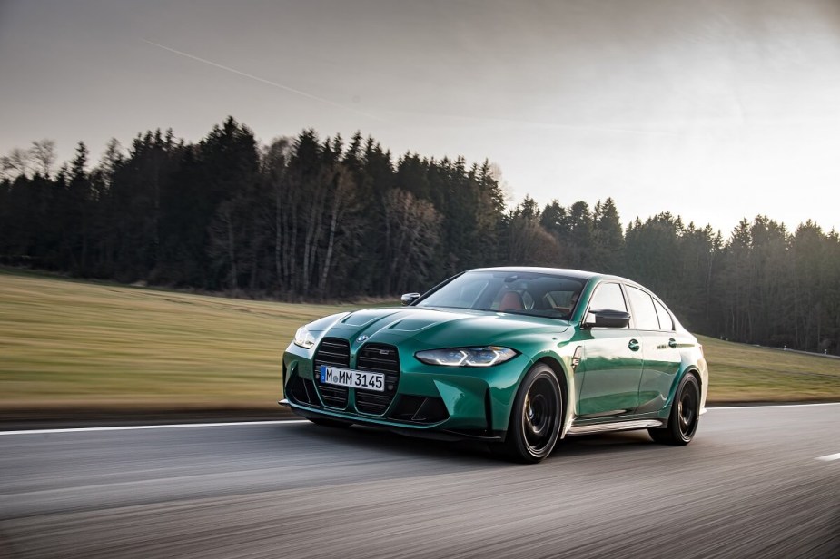 2022 BMW M3 Competition green