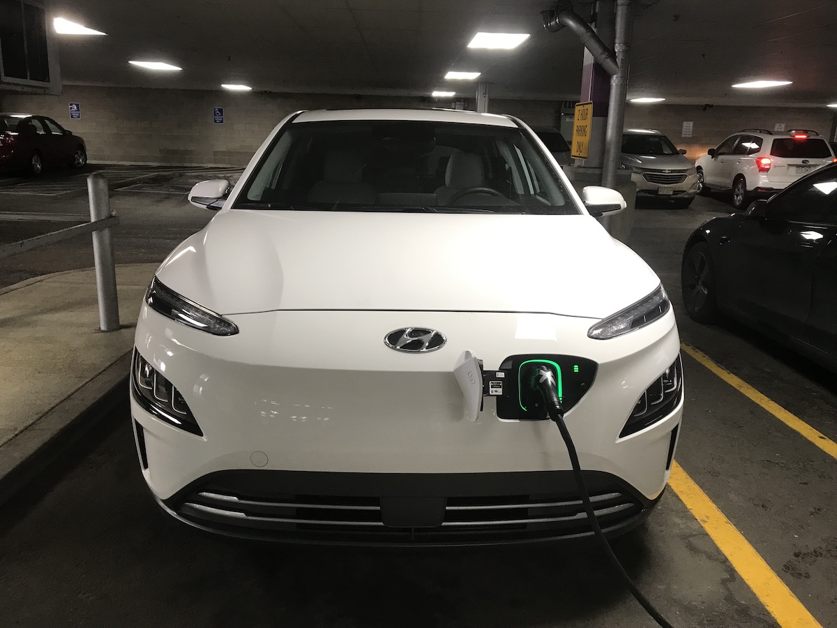 2022 Hyundai Kona EV charging