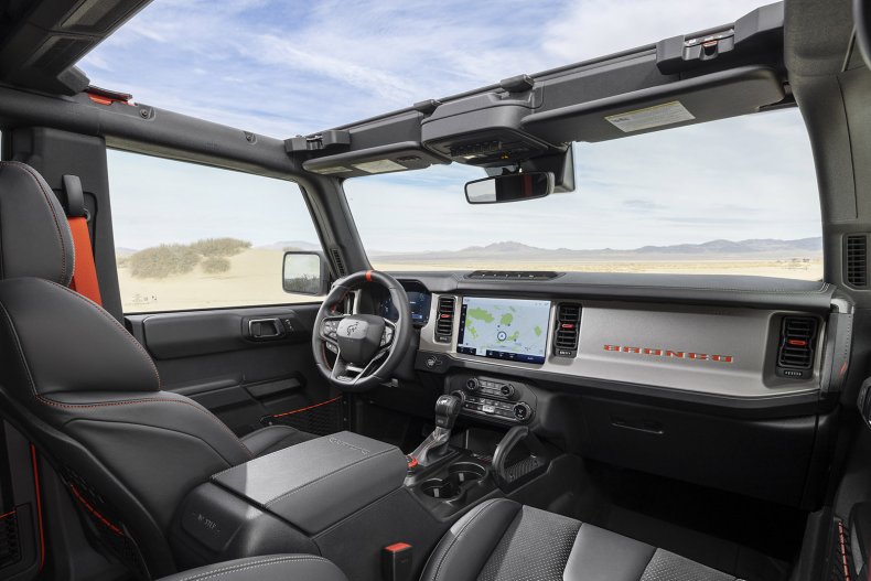 2023 Ford Bronco Raptor  interior 