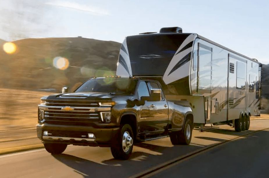 The Chevrolet Silverado has a MultiPro tailgate