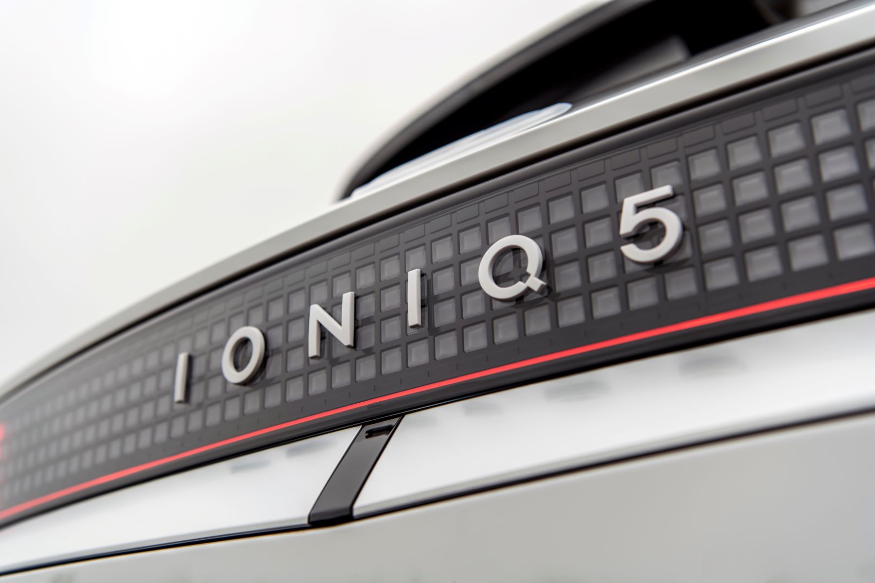 2023 Hyundai Ioniq 5 all-electric (EV) compact SUV rear badging