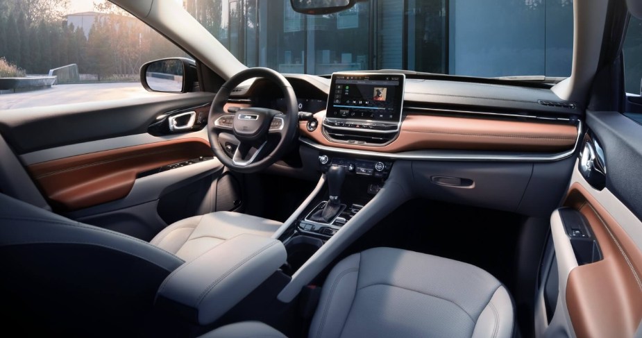 The 2023 Jeep Compass interior has high value 