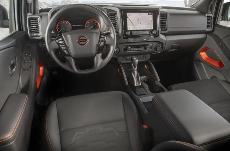 2023 Nissan Frontier interior