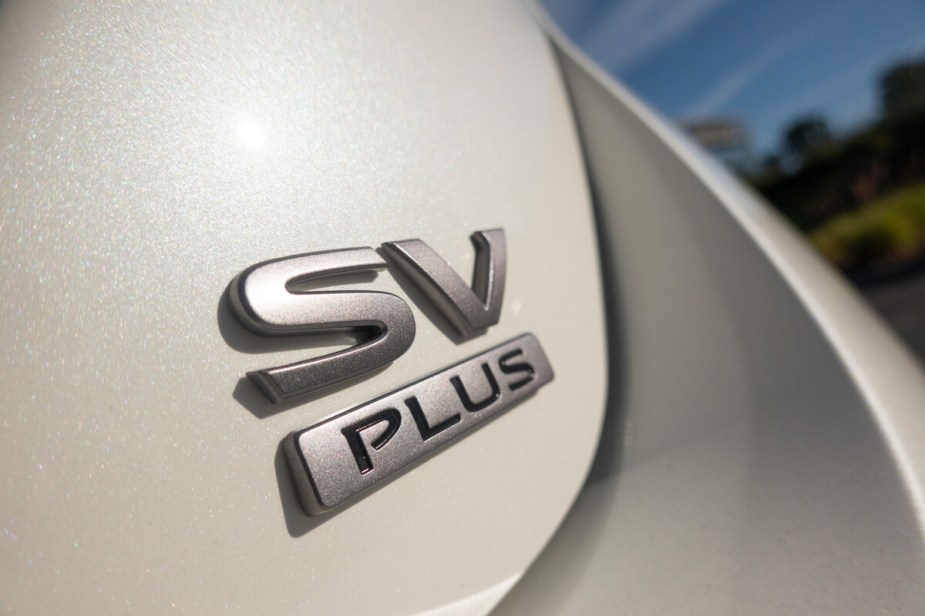 2023 Nissan Leaf SV Plus badge