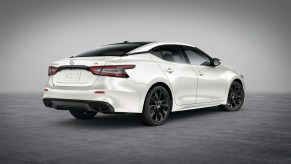 This new Nissan Maxima looks the part with its sculpted rear design, but the Maxima might exhibit check engine lights and problems down the road.