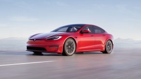 2023 Tesla Model S Plaid Red