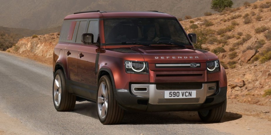 2023 Land Rover Defender off-roading