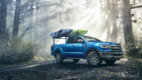 The Ford Ranger is a midsize truck that is almost in last place, it still beats the GMC Canyon.