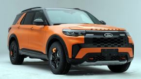 The 2024 Ford Rexplorer timberline on display