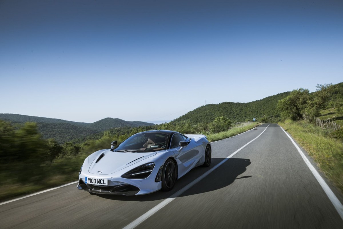 The McLaren 750S is an evolution of this white McLaren 720S