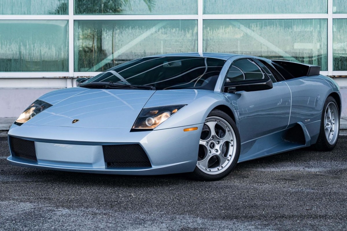 2022 Lamborghini Murcielago in light blue