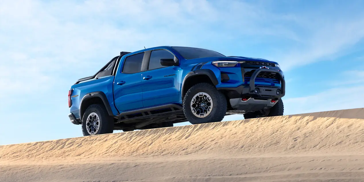 A 2023 Chevy Colorado shows off as an off-road truck. It has 2 pretty great characteristics.
