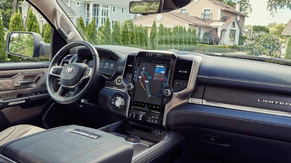 Dashboard in 2023 Ram 1500, best new 2023 full-size pickup truck to buy, according to Car and Driver
