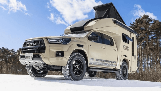 This Toyota Hilux Micro Camper Is Tougher than Shoe Leather and Looks like a Million Bucks