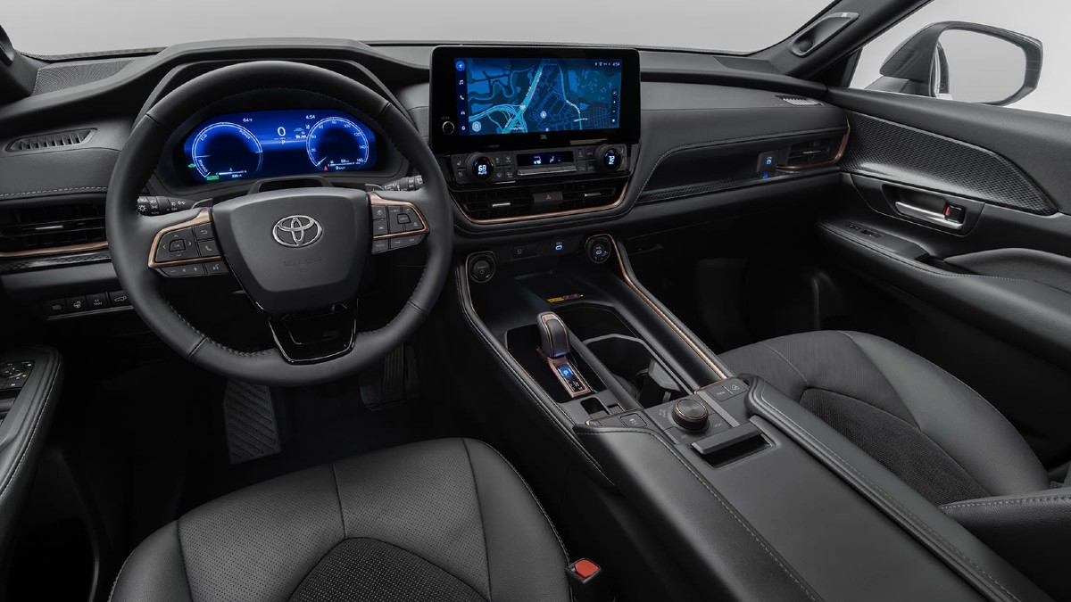 2024 Toyota Grand Highlander tech on the dashboard