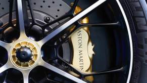 Gold Aston Martin Brakes