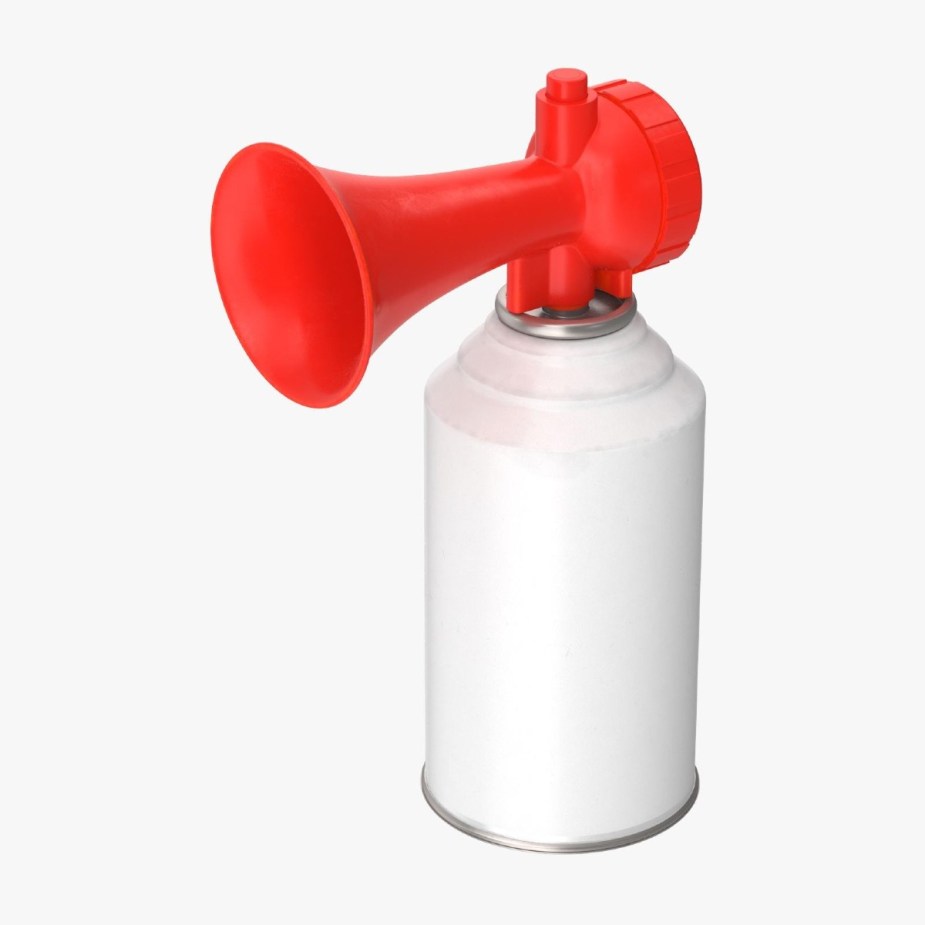 A Handheld Air Horn has many uses